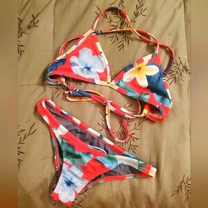 Hawaii Print Jolyn Bikini Set